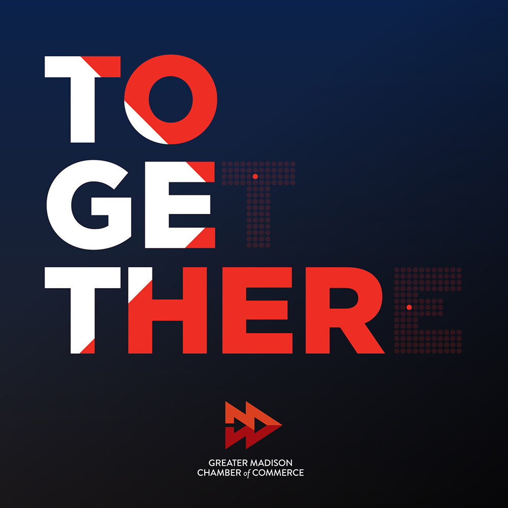 Madison Chamber Together Logo Design